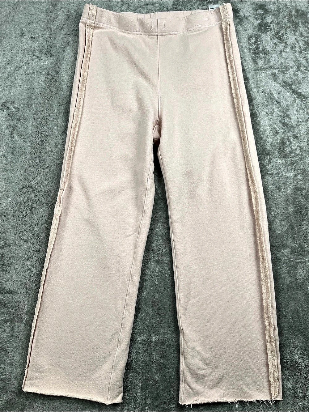 NEW Frank & Eileen M 100% Cotton Bella Women's Pink Wide Leg Pants, Made in USA